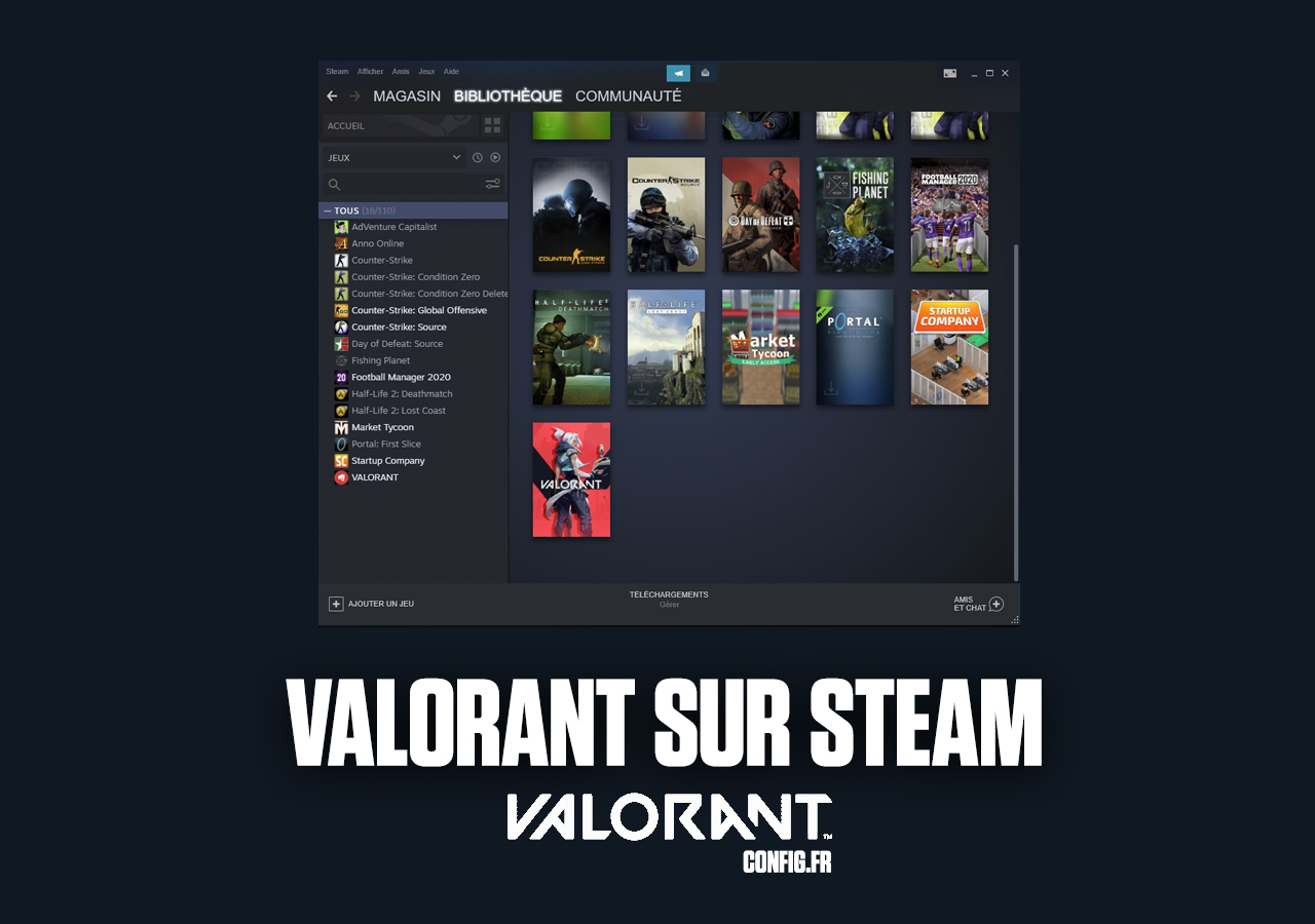 Comment avoir Valorant sur Steam ?